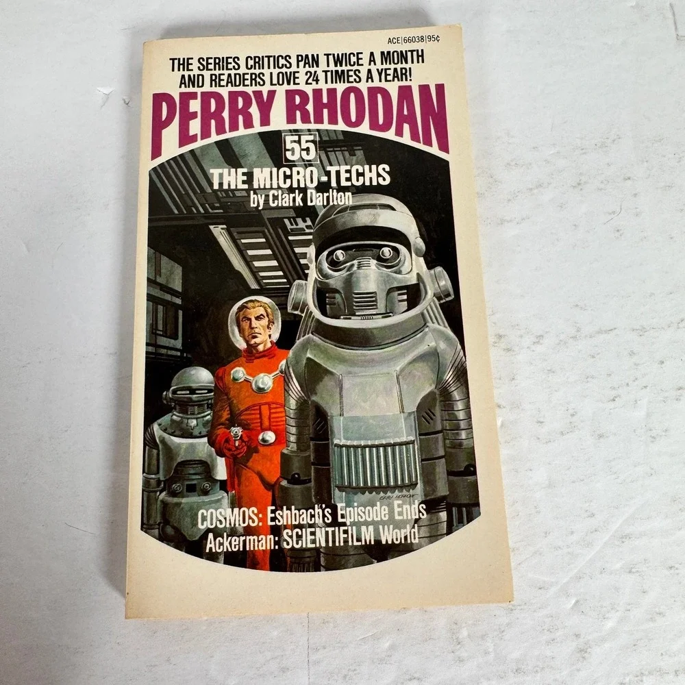 Perry Rhodan Books 50-59 Lot 1974 First Ace Printing Sci-Fi Pulp Pocket Novel
